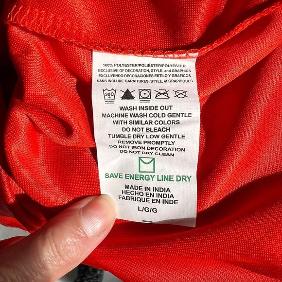 Miami Marlins Jersey Shirt Mens Large Arm Patch Logo Orange Sportswear Teamwear - Picture 10 of 11